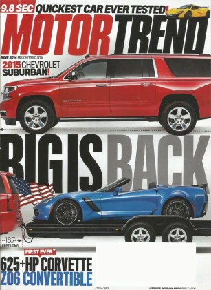 MOTOR TREND 2014 JUNE - SUVs, Z06 ROADSTER, McLAREN P1, M235 v WRX v CLA45